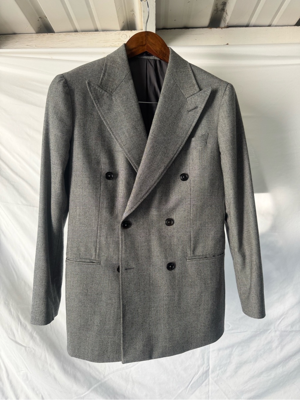 Prince of Wales Glen-Check double breasted suit